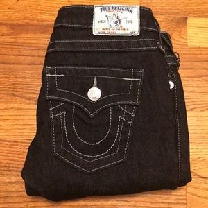 True religion dark skinny jeans